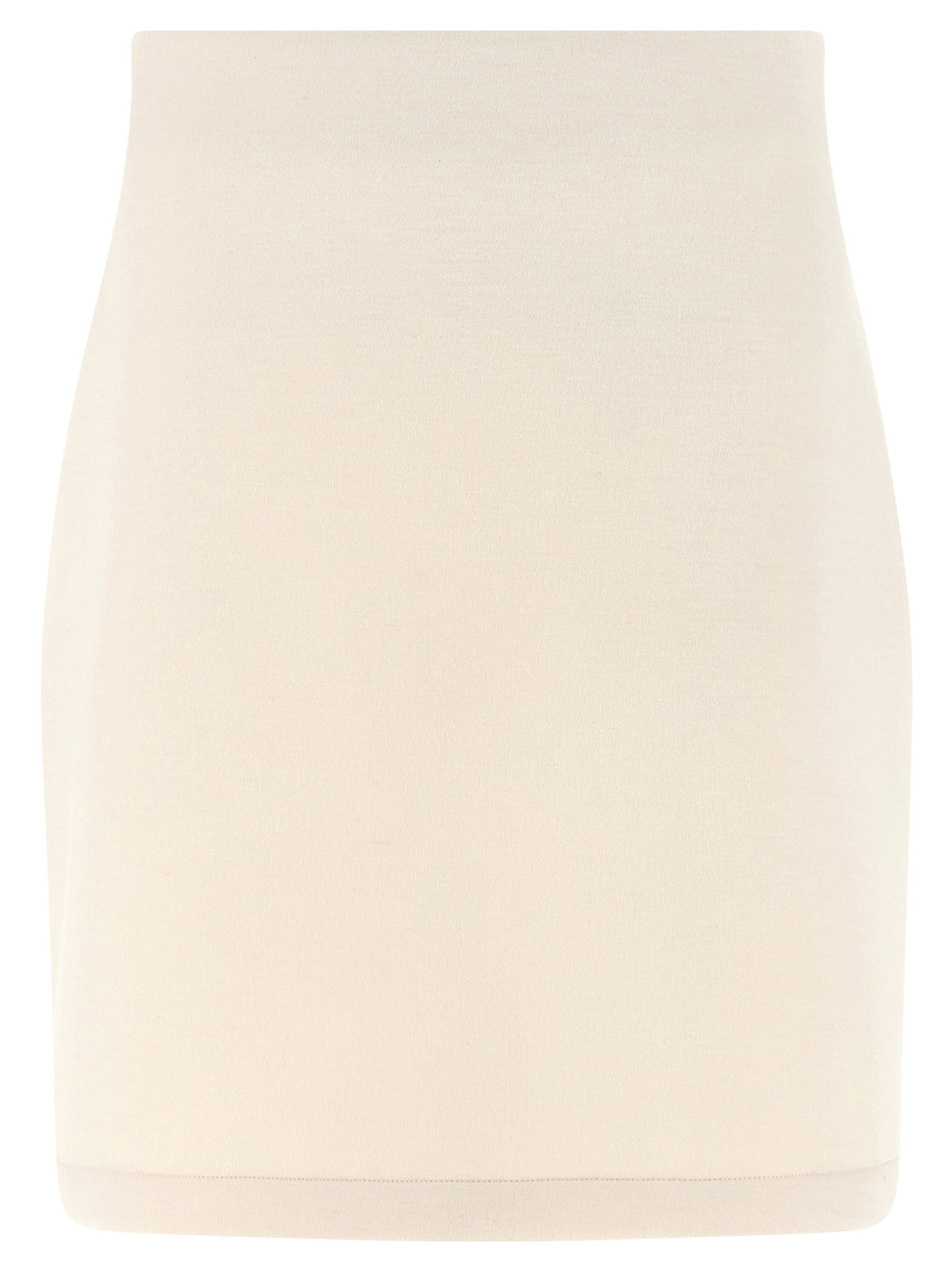 Fabiana Filippi Cashmere Scuba Skirt Beige