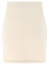 Fabiana Filippi Cashmere Scuba Skirt Beige