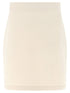 Fabiana Filippi Cashmere Scuba Skirt Beige