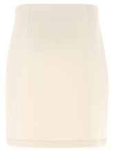Fabiana Filippi Cashmere Scuba Skirt Beige
