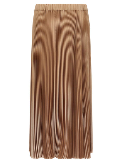 Fabiana Filippi Pleated Skirt Beige