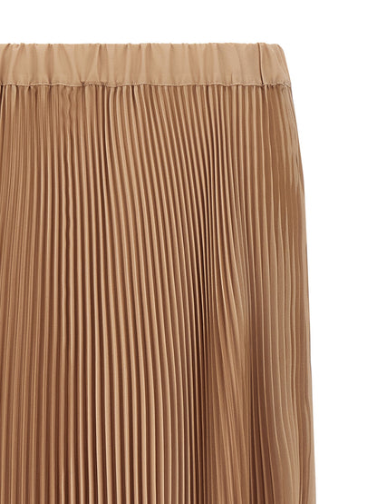 Fabiana Filippi Pleated Skirt Beige