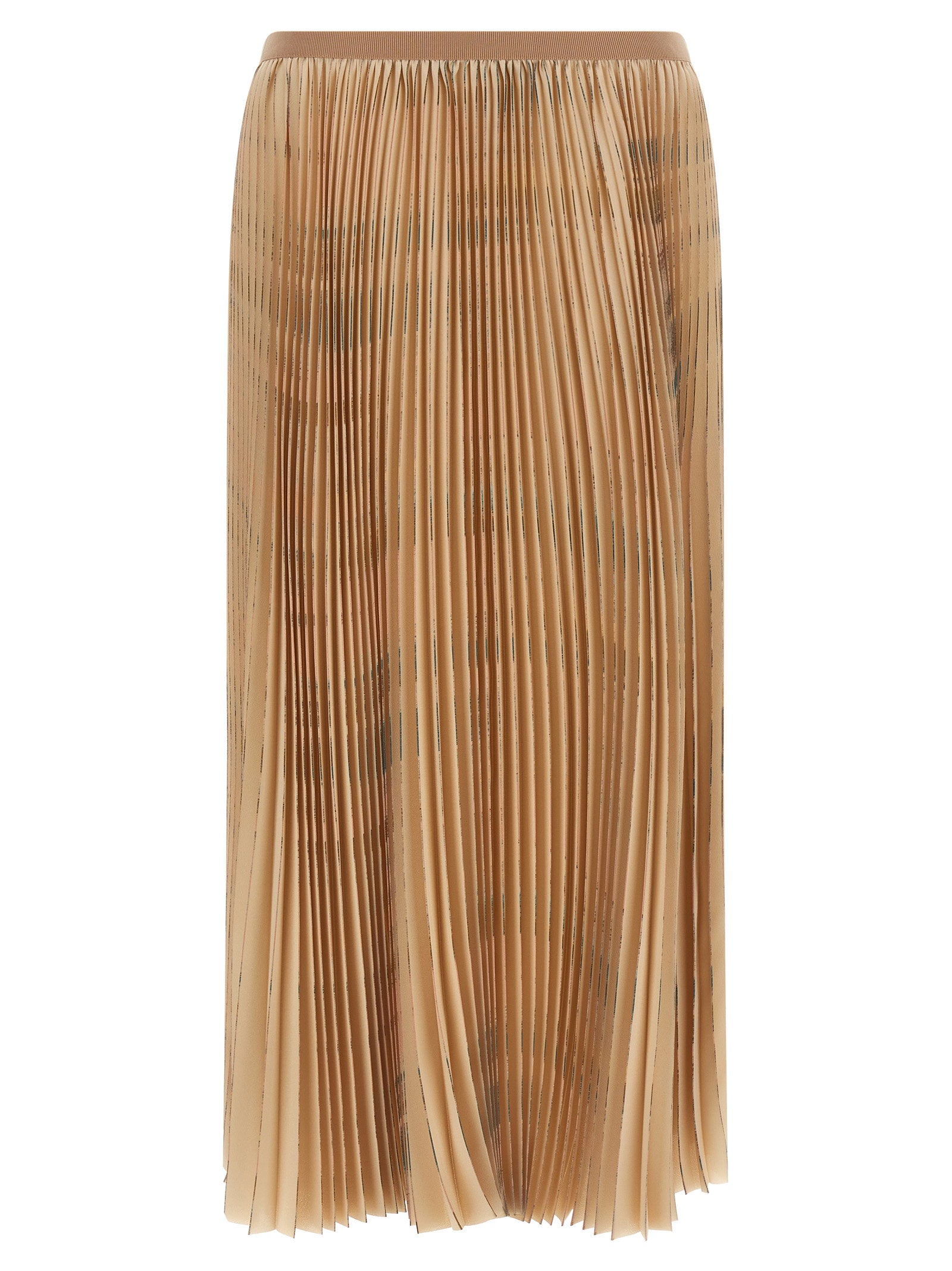 Fabiana Filippi Pleated Skirt Beige