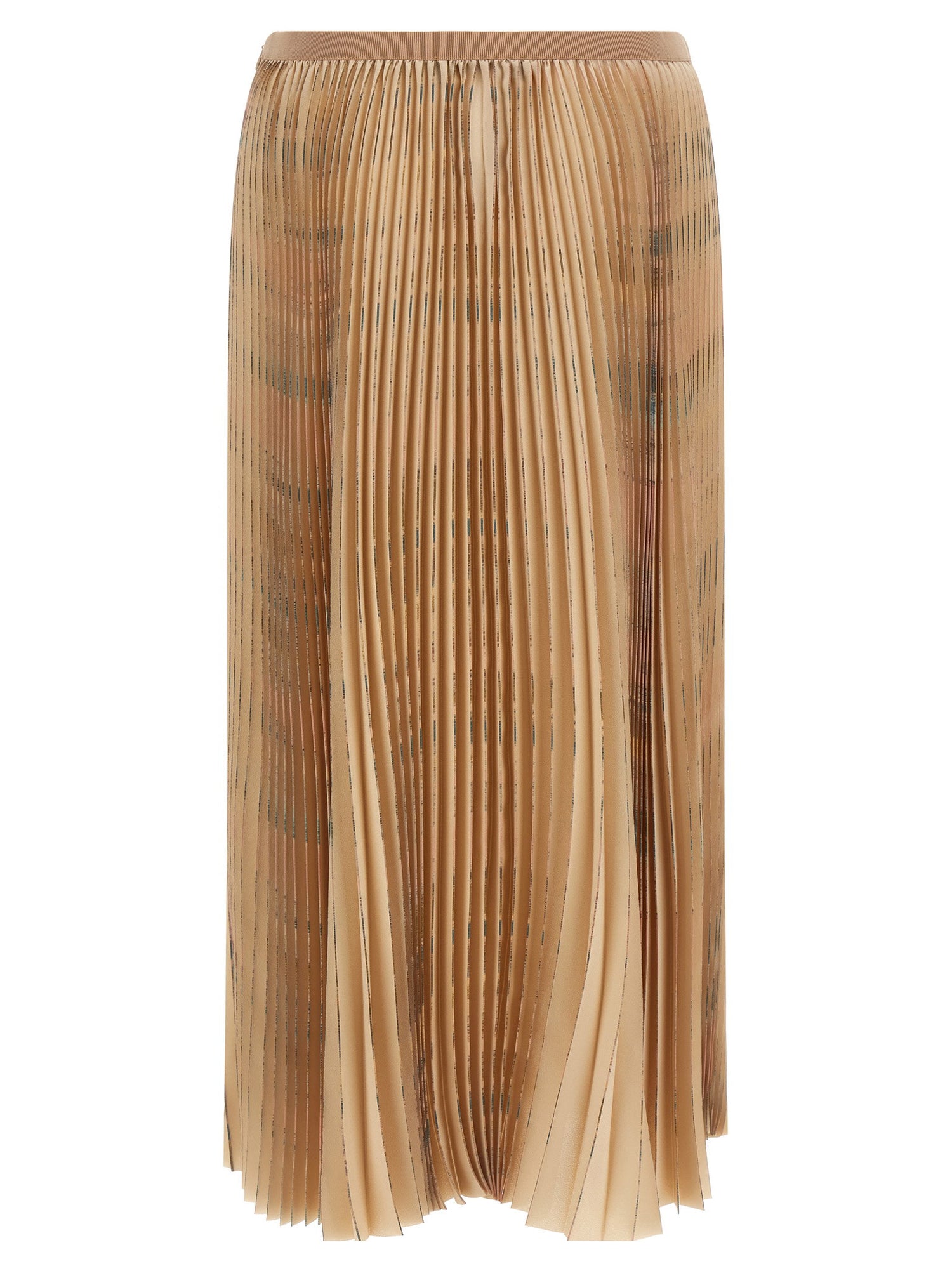 Fabiana Filippi Pleated Skirt Beige