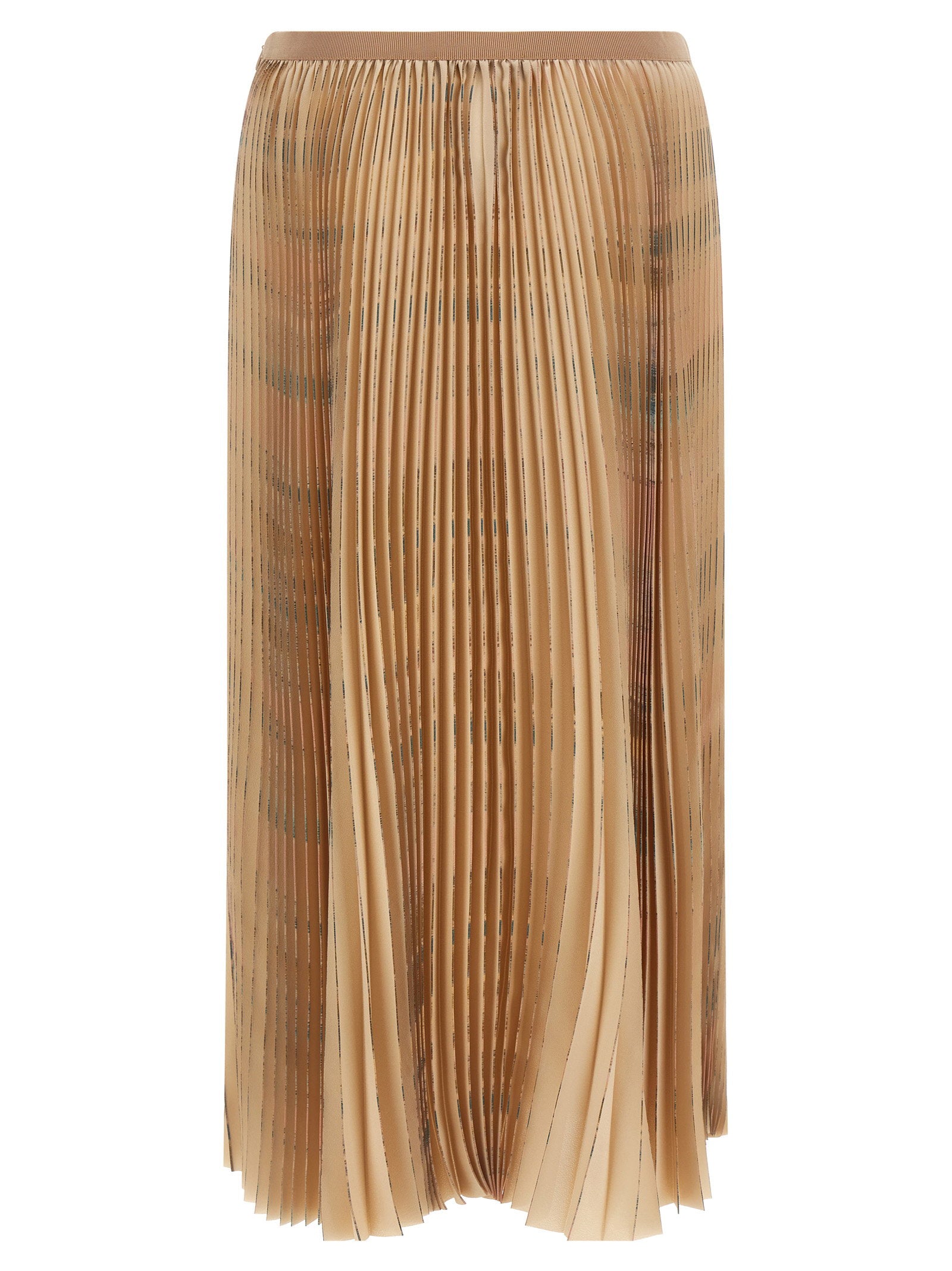 Fabiana Filippi Pleated Skirt Beige