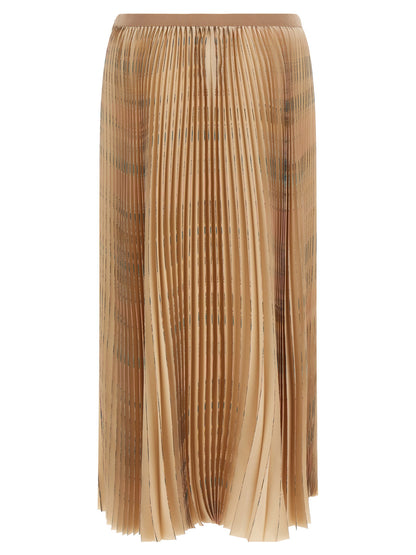 Fabiana Filippi Pleated Skirt Beige