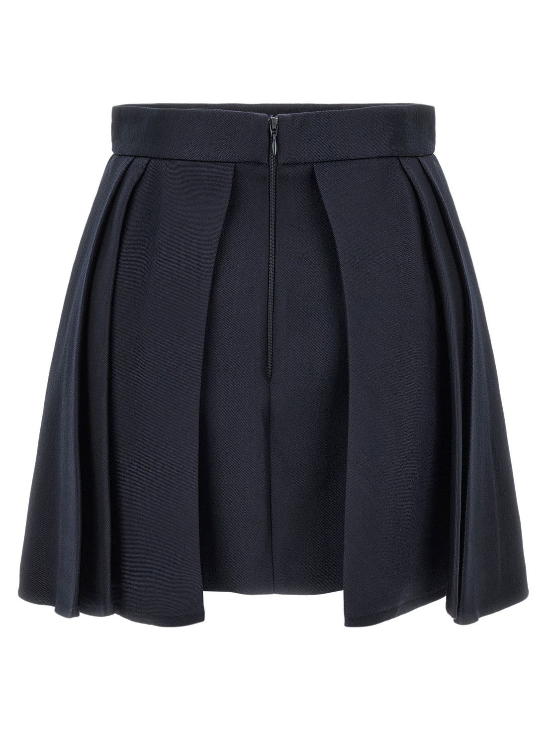 Elisabetta Franchi Fresh Wool Skirt Blue