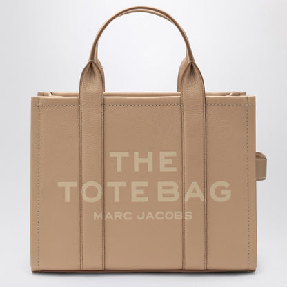 Marc Jacobs The Medium Leather Tote Bag in Camel Beige