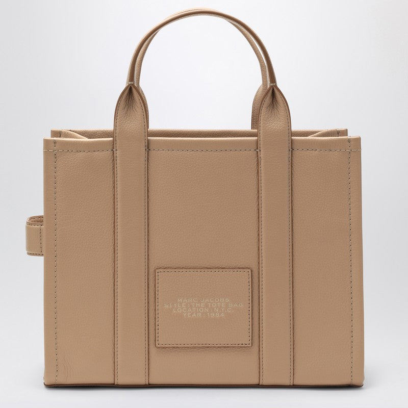 Marc Jacobs The Medium Leather Tote Bag in Camel Beige