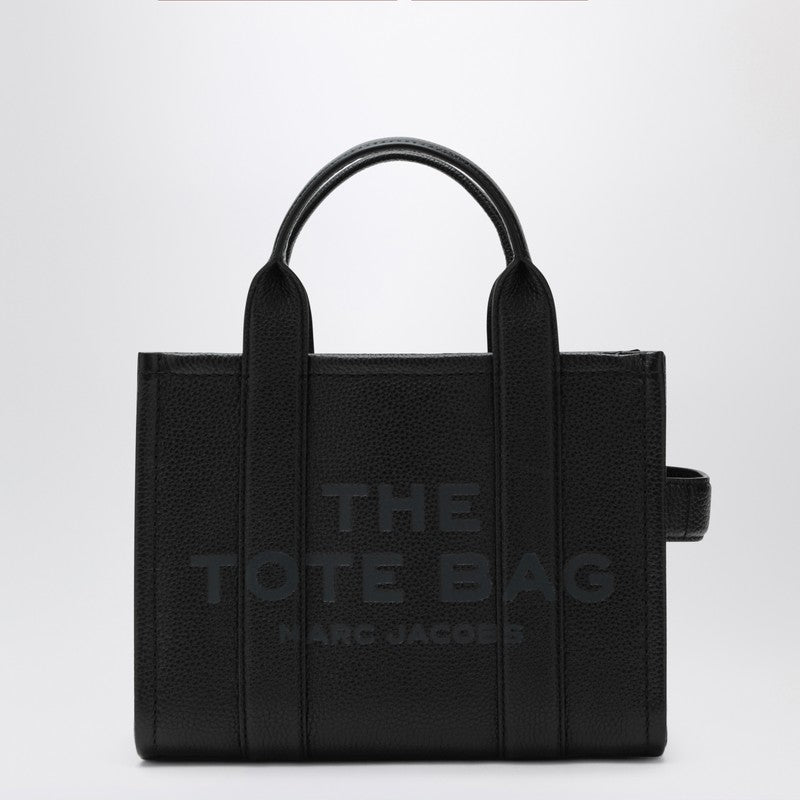 Marc Jacobs The Small Black Leather Tote Bag Black