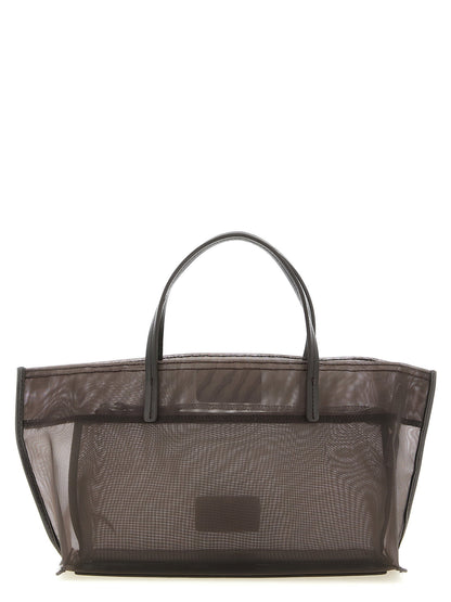 Staud Christos Mini Shopping Bag Brown