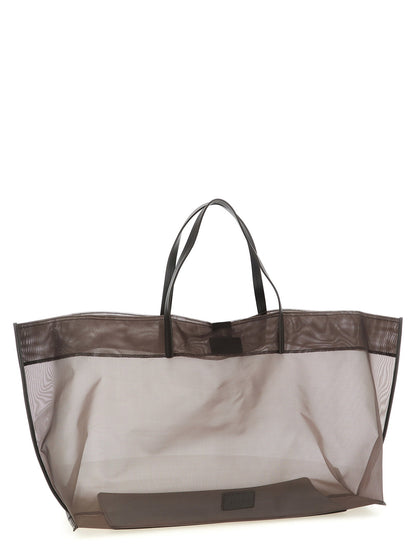 Staud Christos Large Shopping Bag Brown