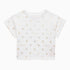 Givenchy White Cotton Crew-Neck T-Shirt with Silver and Gold Logo White