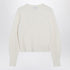 Max Mara Ivory Stretch Cashmere-Knit Sweater White