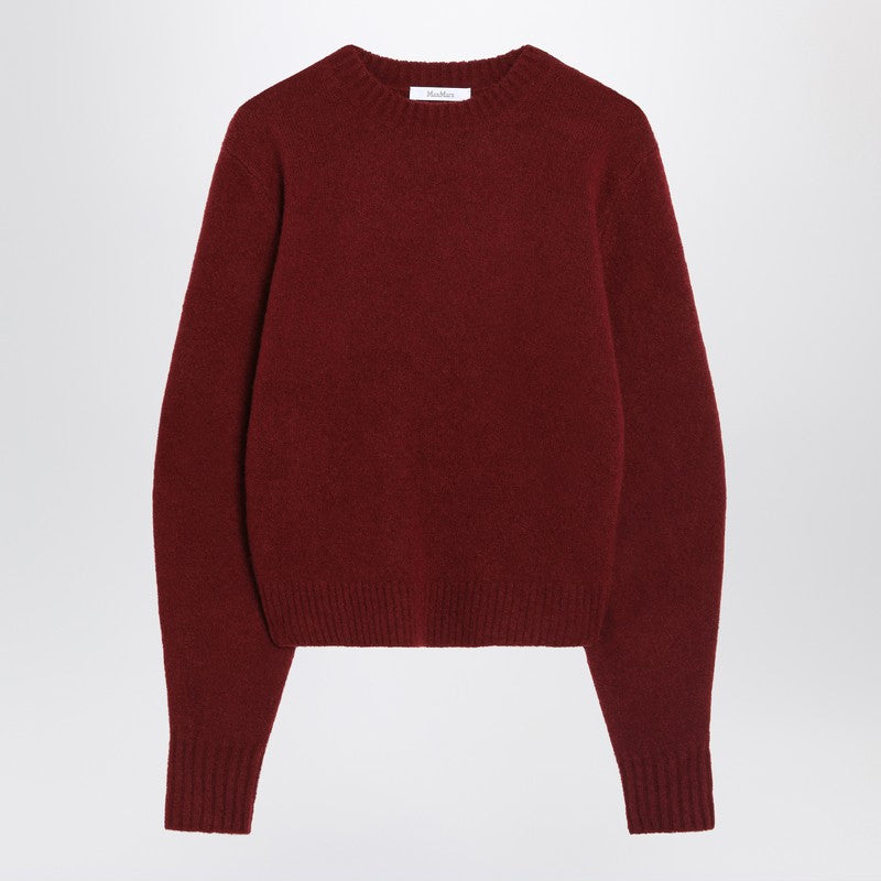 Max Mara Raspberry Stretch Cashmere Sweater Brown