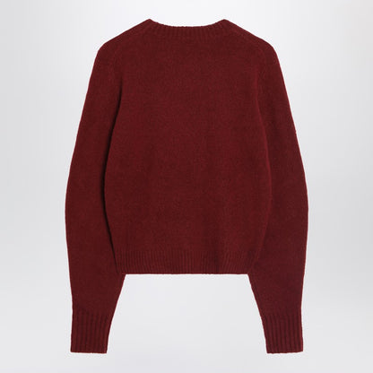 Max Mara Raspberry Stretch Cashmere Sweater Brown