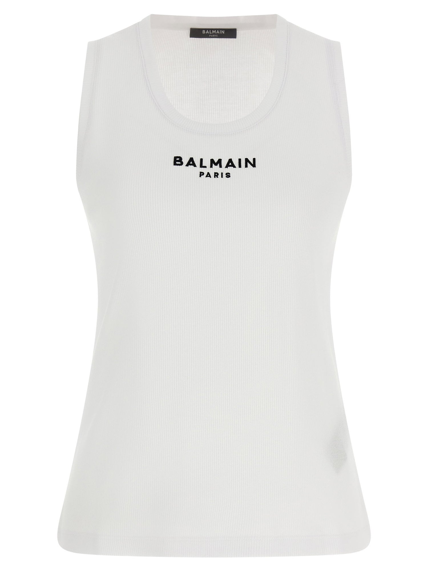 Balmain Paris Tank Top White