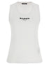 Balmain Paris Tank Top White