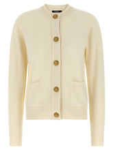 Balmain Eco-cashmere Cardigan White