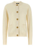 Balmain Eco-cashmere Cardigan White