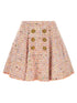 Balmain Skater Skirt Pink