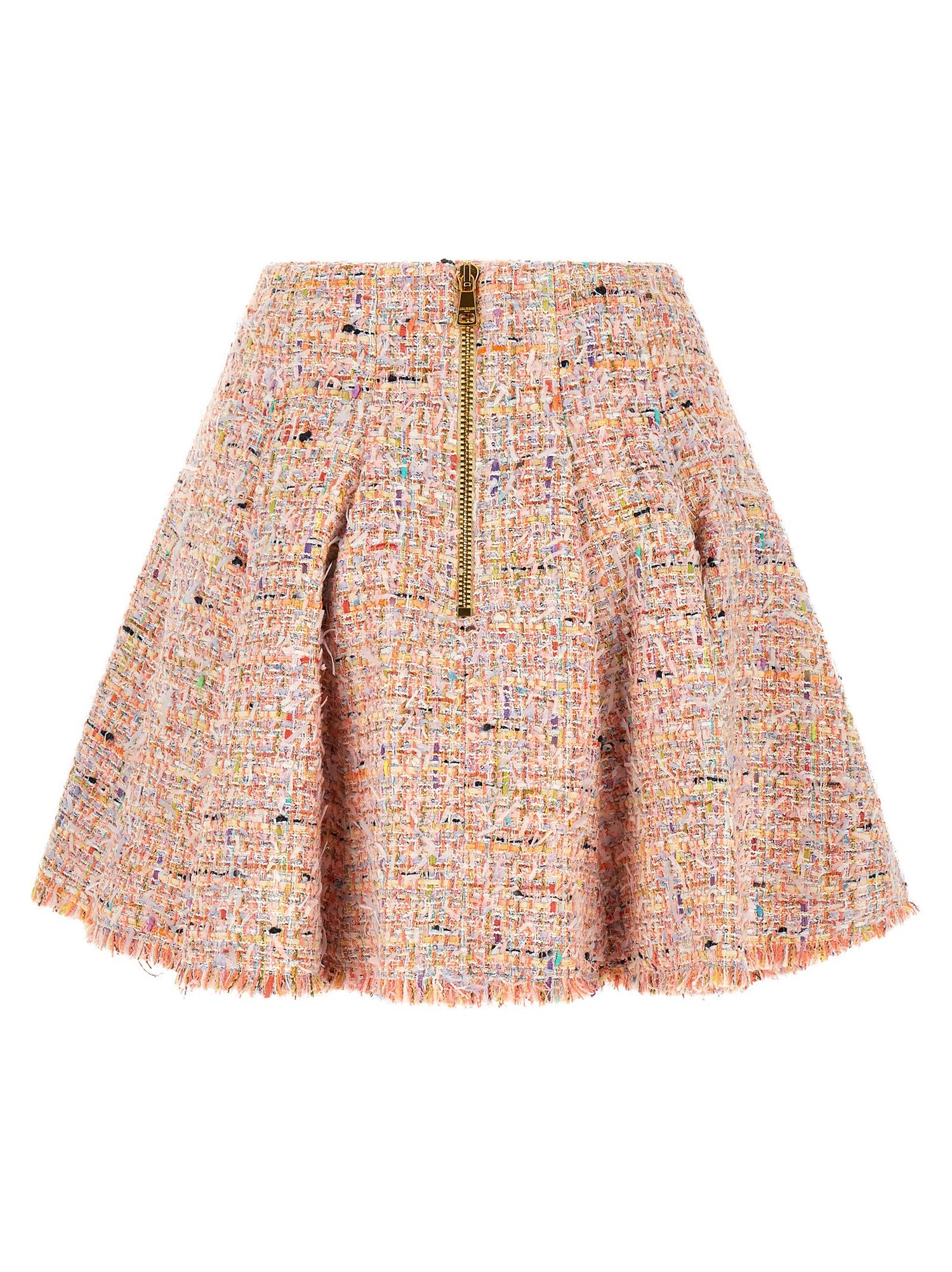 Balmain Skater Skirt Pink