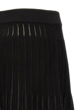Balmain Pleated Skirt Black