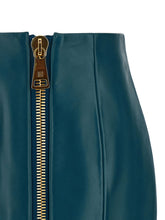 Balmain Xl Zip Skirt Blue
