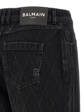 Balmain Diamond-shaped Jeans Black