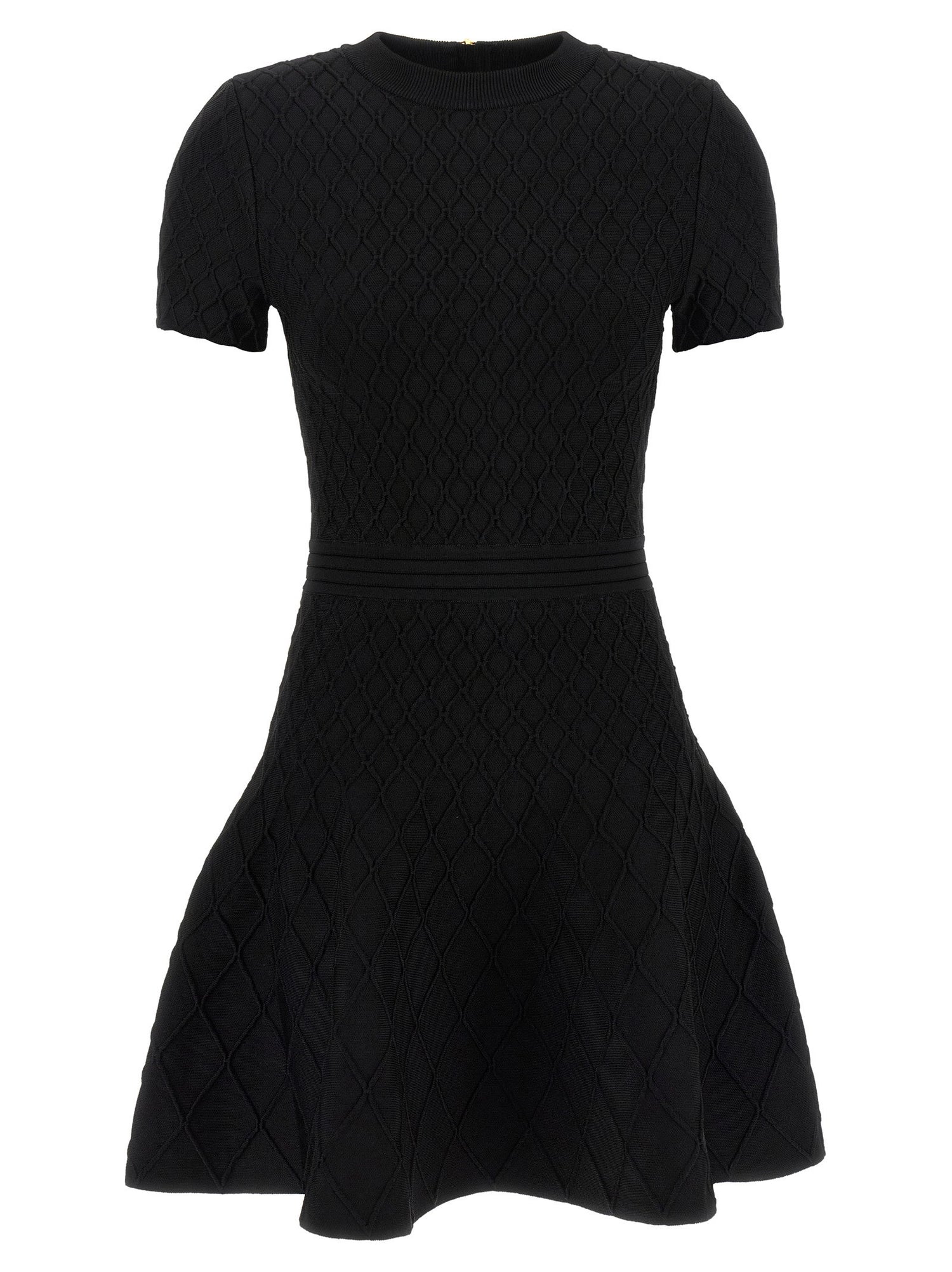Balmain Skater Dress Black