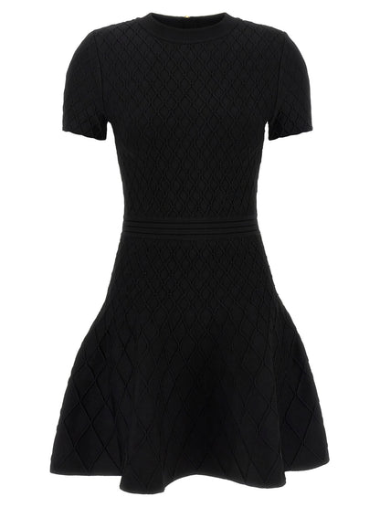 Balmain Skater Dress Black