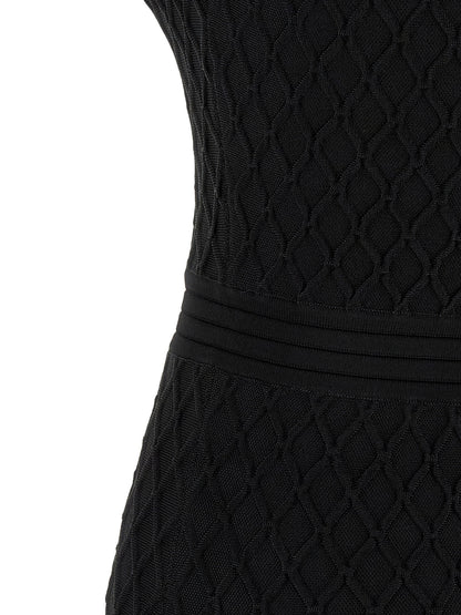 Balmain Skater Dress Black