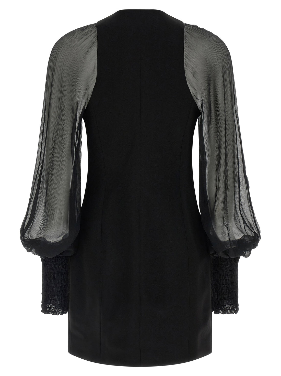 Balmain Xl Zip Dress Black