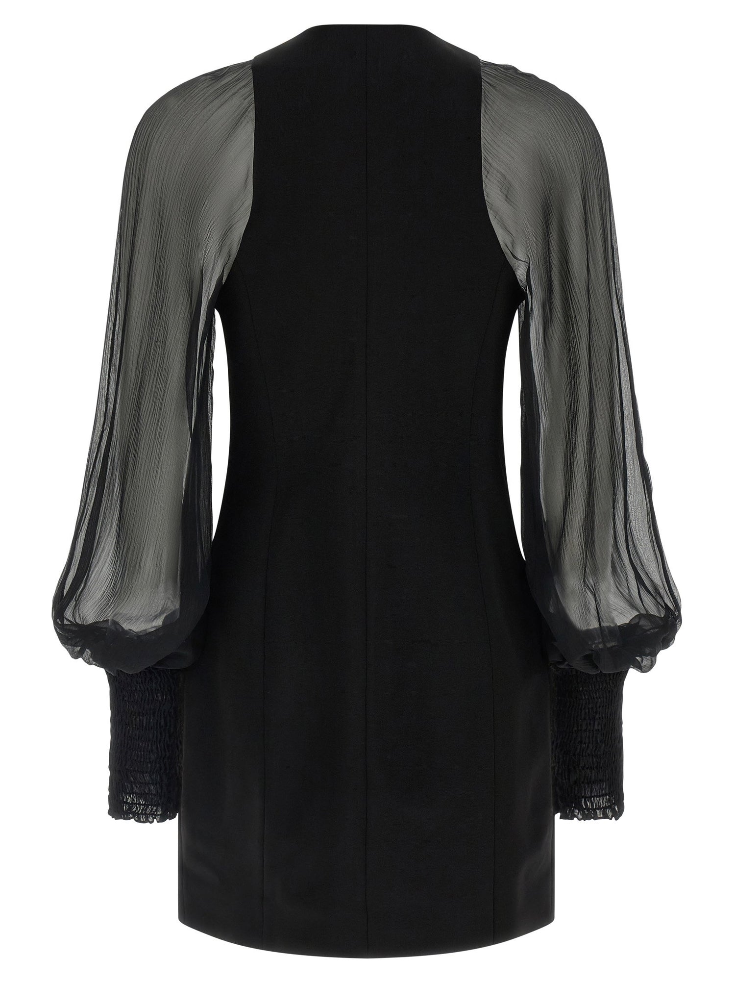 Balmain Xl Zip Dress Black