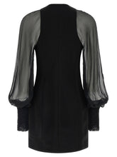 Balmain Xl Zip Dress Black