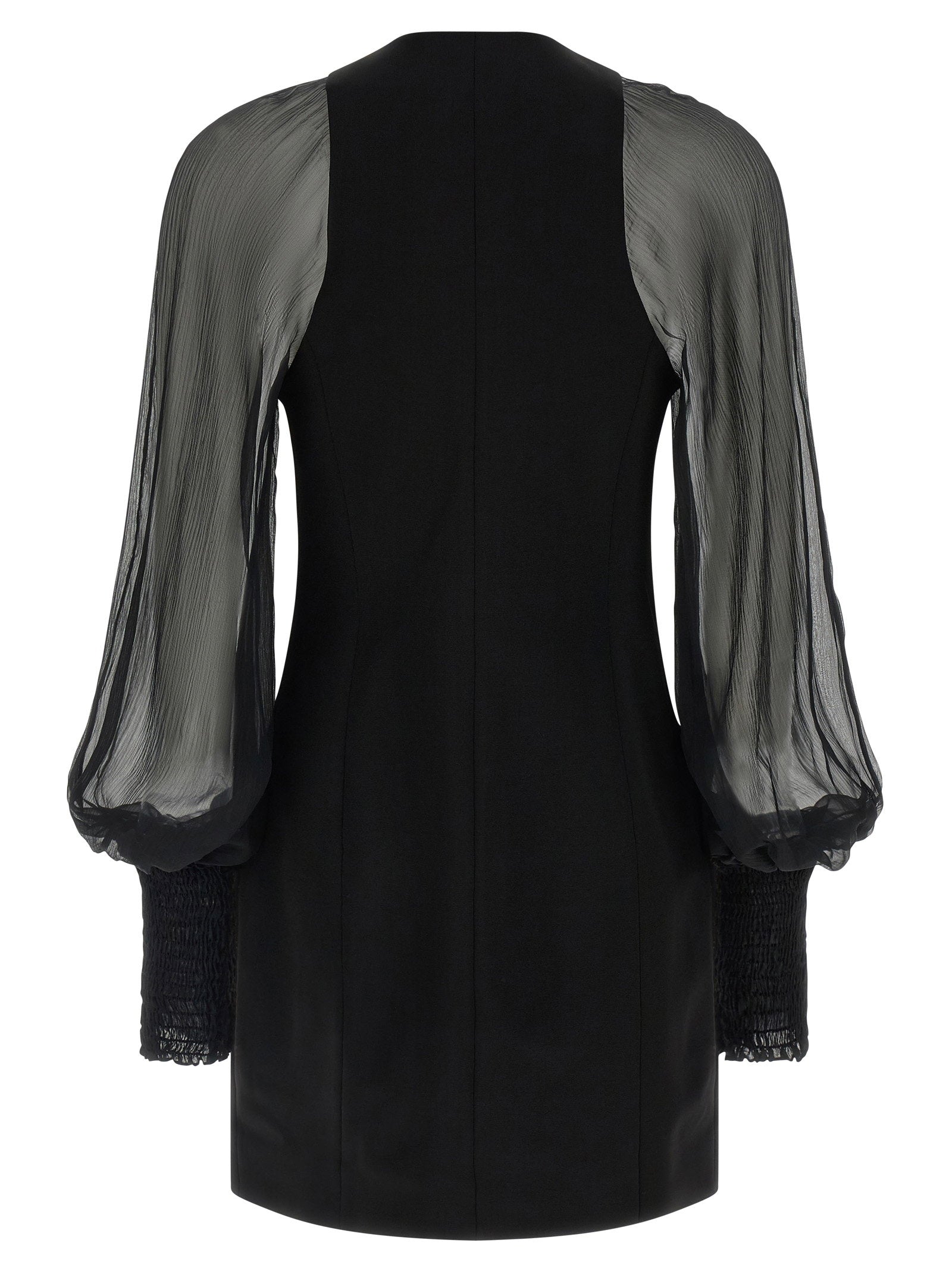 Balmain Xl Zip Dress Black
