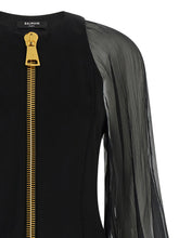 Balmain Xl Zip Dress Black