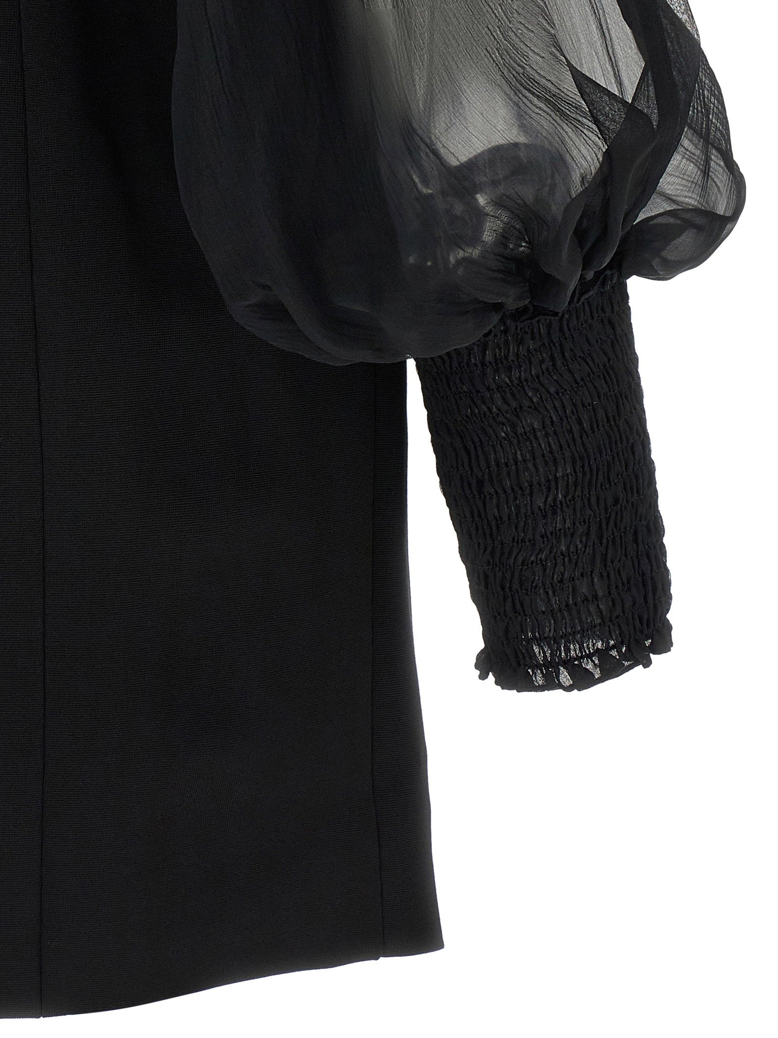 Balmain Xl Zip Dress Black