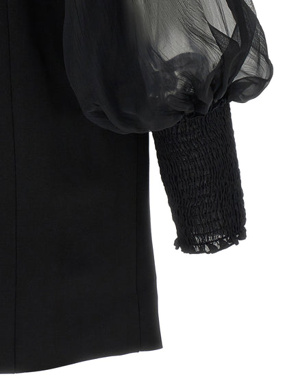 Balmain Xl Zip Dress Black