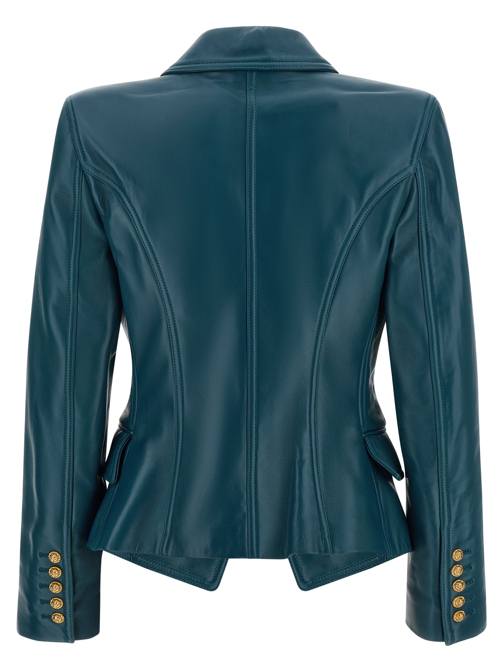 Balmain Testa Di Leone Blazer Blue
