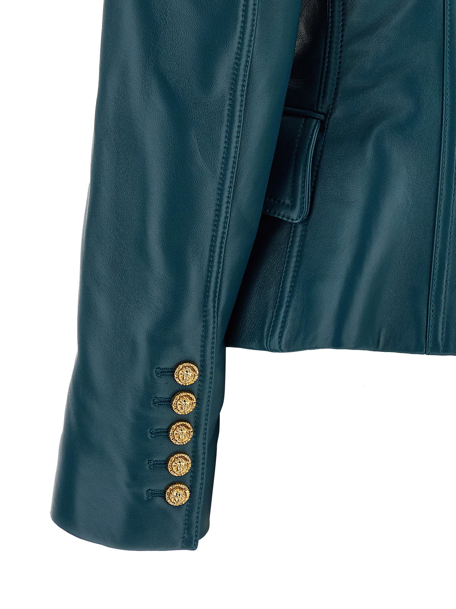 Balmain Testa Di Leone Blazer Blue
