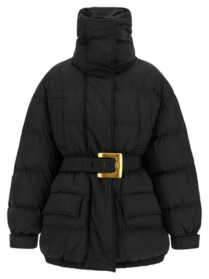 Balmain Anthem Down Jacket Black