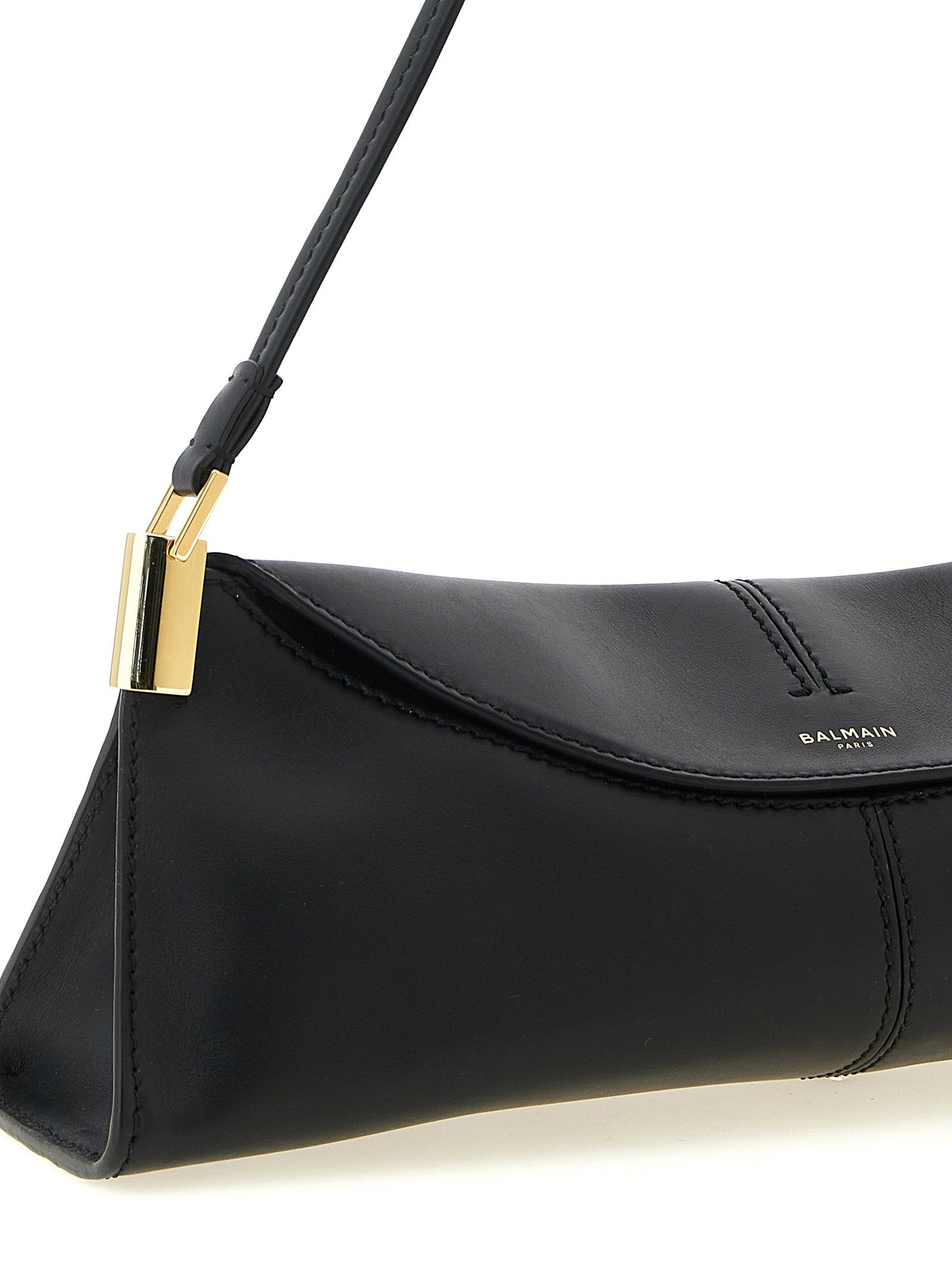 Balmain 64-83 Small Shoulder Bag Black