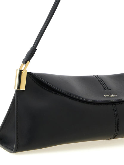 Balmain 64-83 Small Shoulder Bag Black