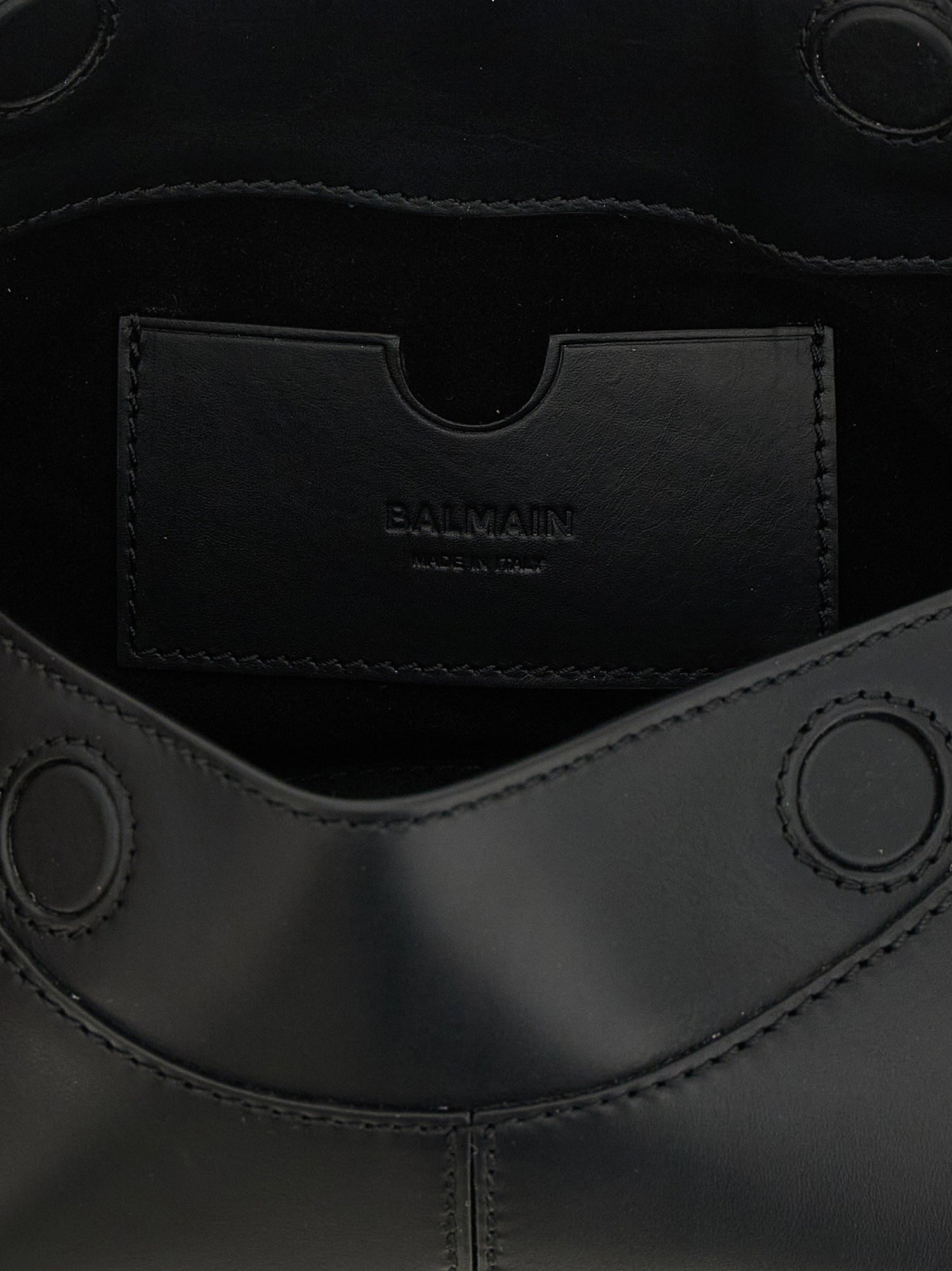 Balmain 64-83 Small Shoulder Bag Black