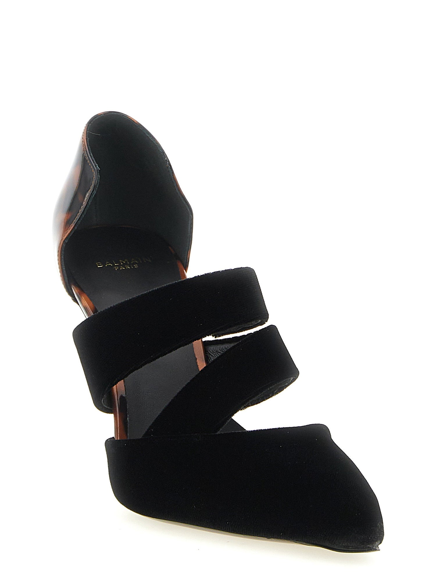 Balmain Pumps With Tortoiseshell Detail Black