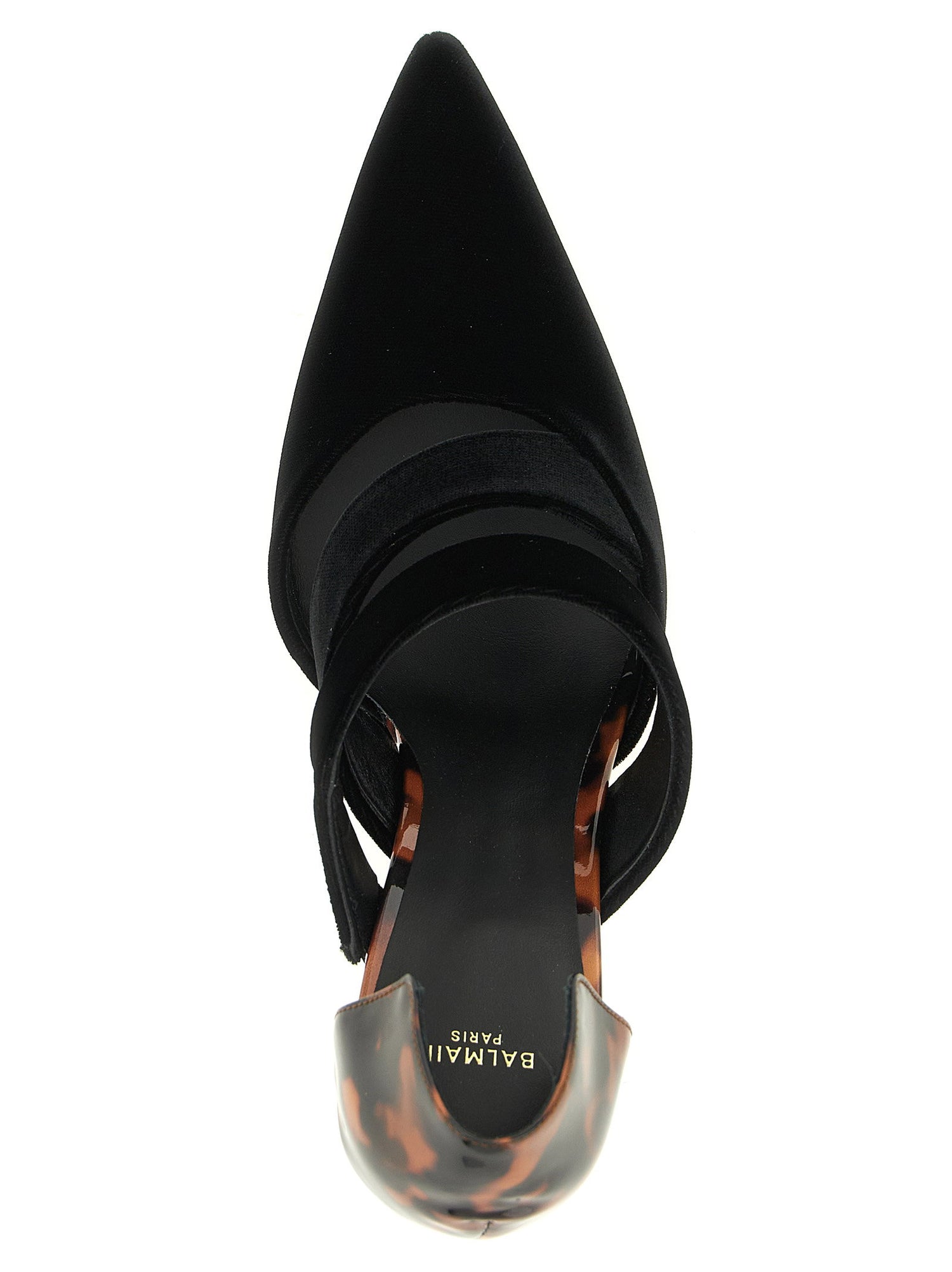 Balmain Pumps With Tortoiseshell Detail Black