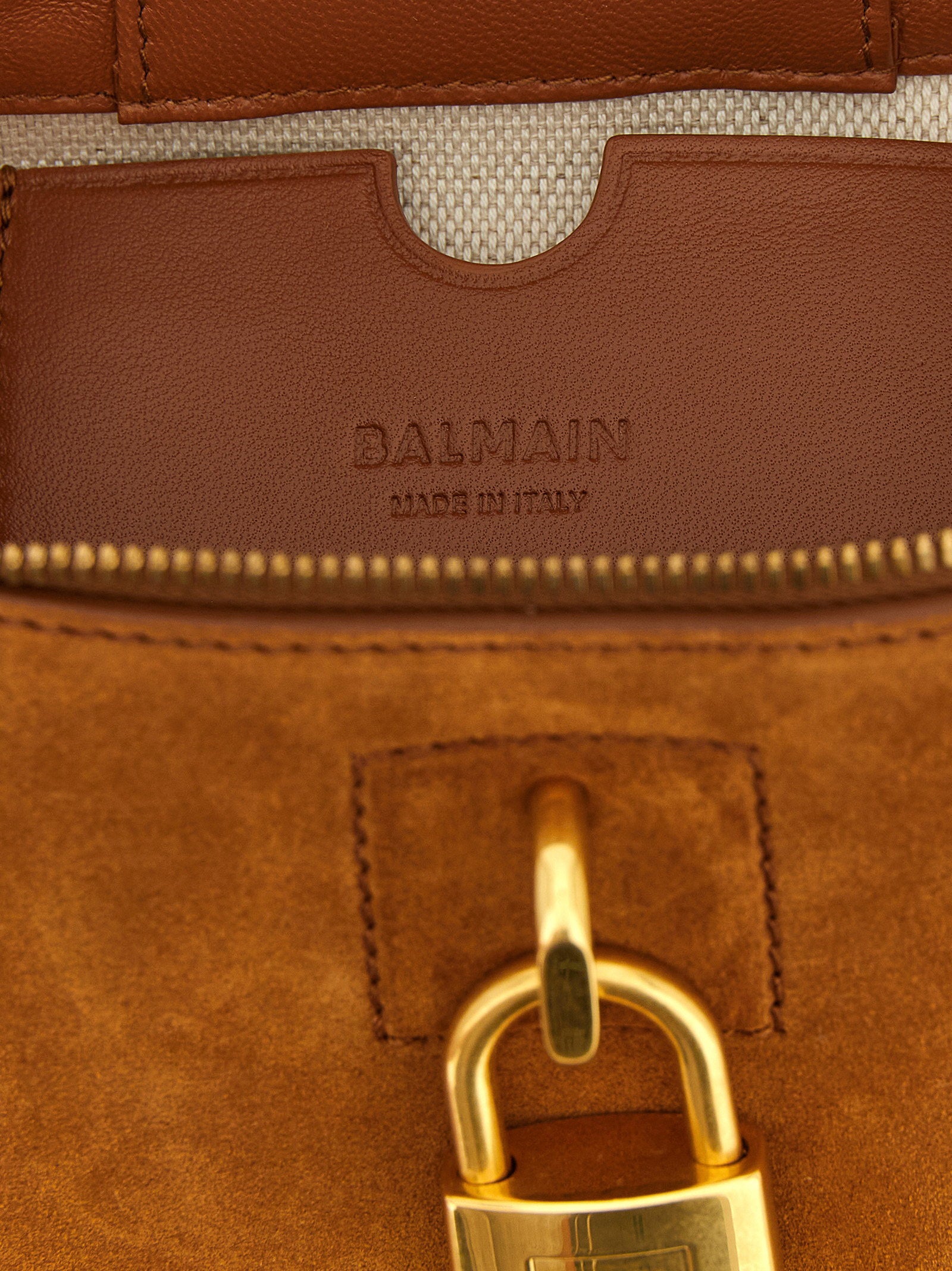 Balmain Pulse Vanity Handbag Brown