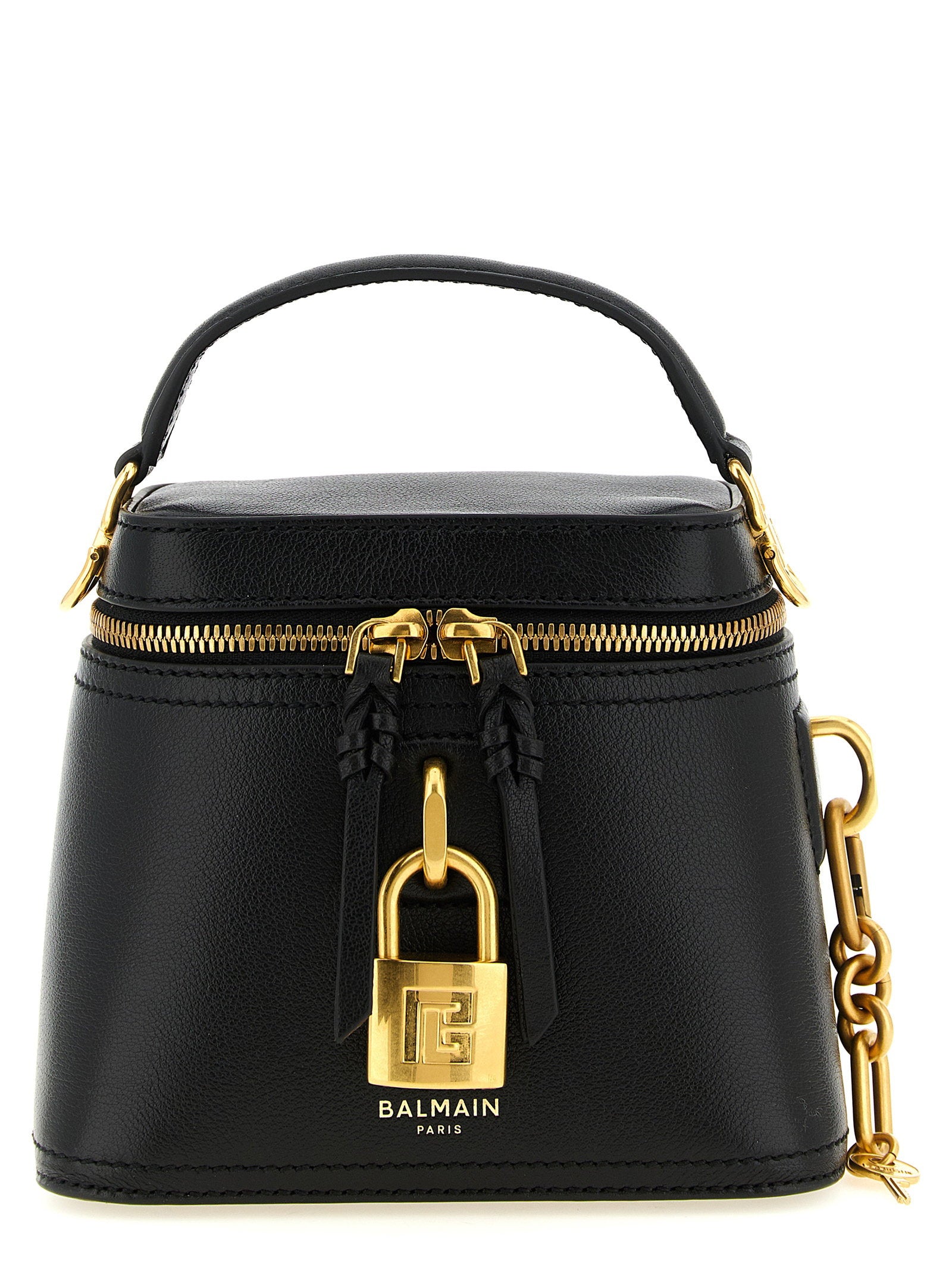 Balmain Pulse Vanity Handbag Black