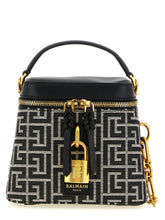 Balmain Pulse Vanity Handbag White/black